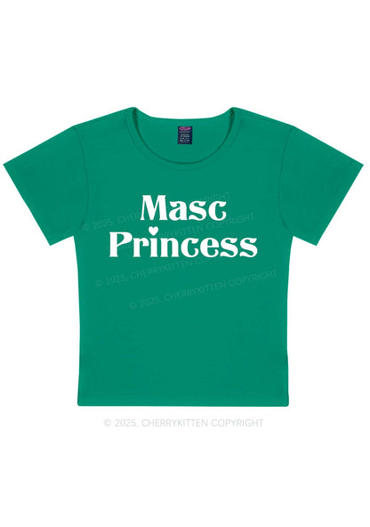 Masc Princess Pride Y2K Baby Tee Cherrykitten