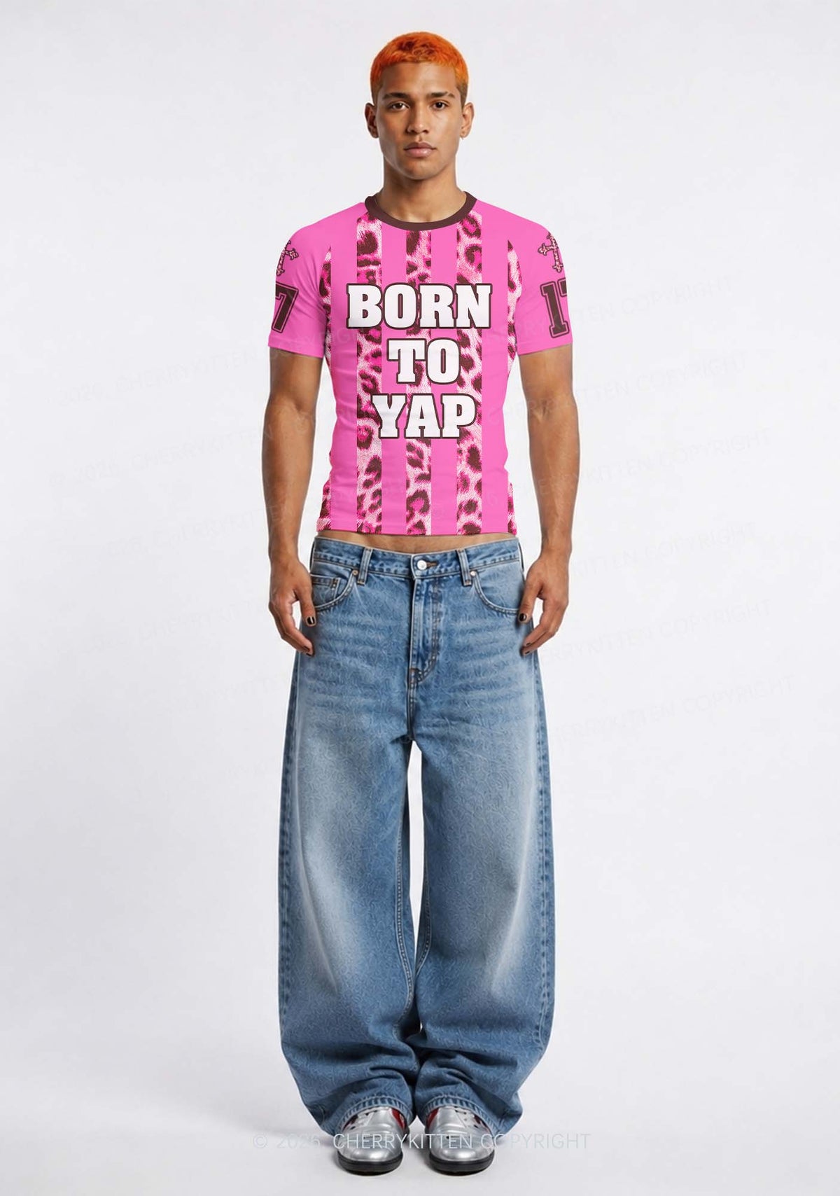 Born To Yap Y2K Football Jersey Shirts Cherrykitten