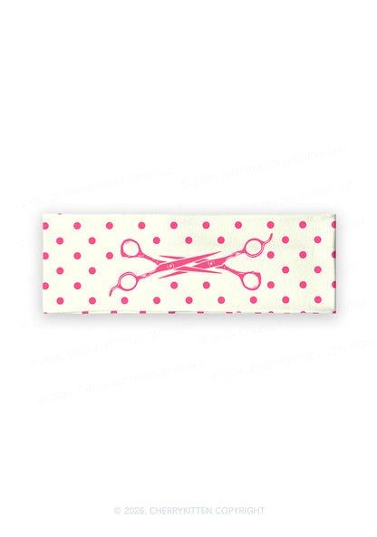 Pink Scissors Pride Y2K Print Headband Cherrykitten