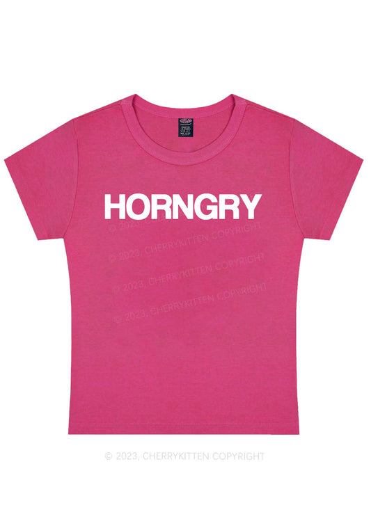 Stay Hungry Y2K Baby Tee Cherrykitten