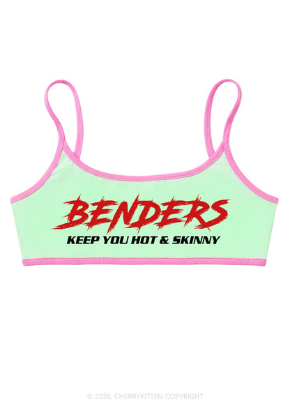 Benders Keep You Hot Y2K Super Crop Cami Cherrykitten