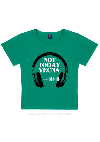 Custom Spotify Code Not Today Y2K Baby Tee Cherrykitten