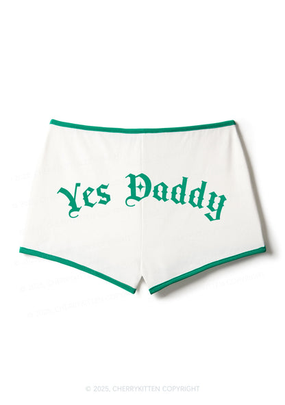 Yes Daddy Goth Y2K Booty Shorts Cherrykitten