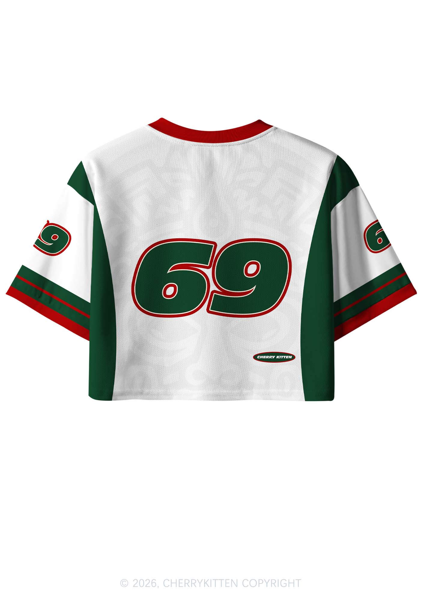 Custom Off To Watch Futbol Raccoon Y2K Crop Sport Jersey Shirts Cherrykitten