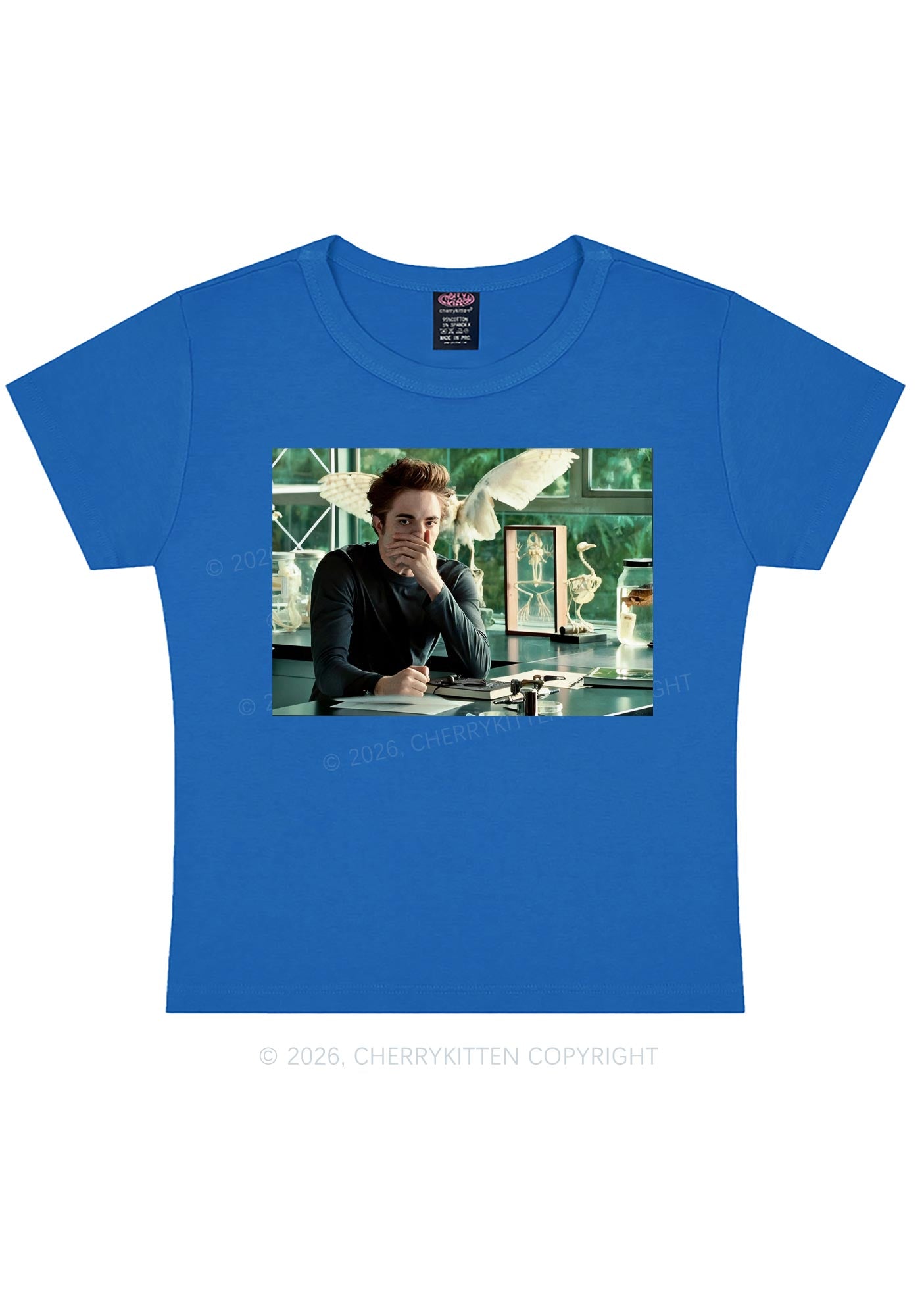Vampire Boy Y2K Baby Tee Cherrykitten