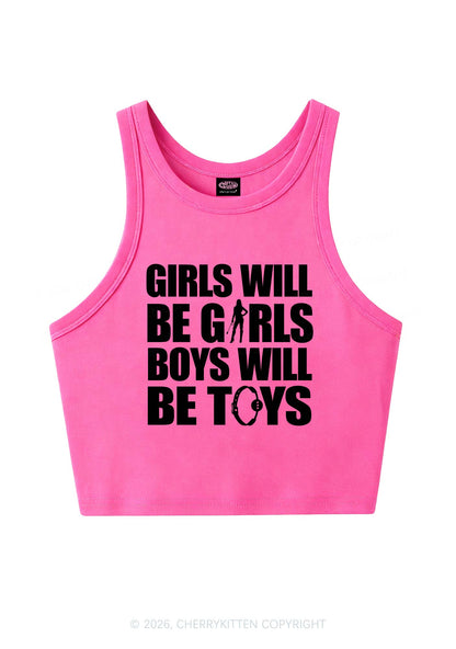 Girls Toys Y2K Crop Tank Top Cherrykitten