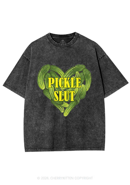 Pickle Slxt Valentine's Day Y2K Shirts Washed Tee Cherrykitten