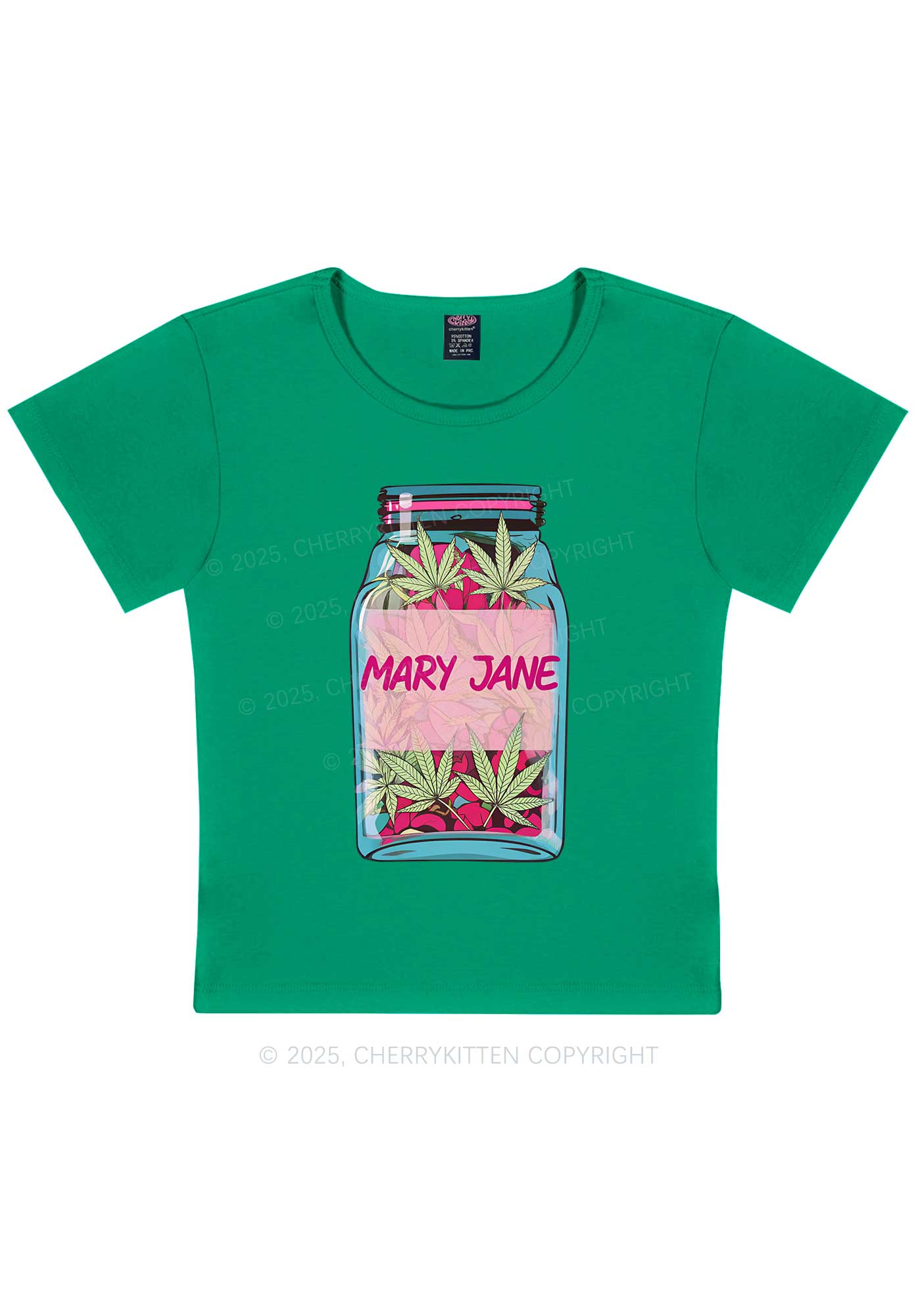 Wxxd Jar Y2K Baby Tee Cherrykitten