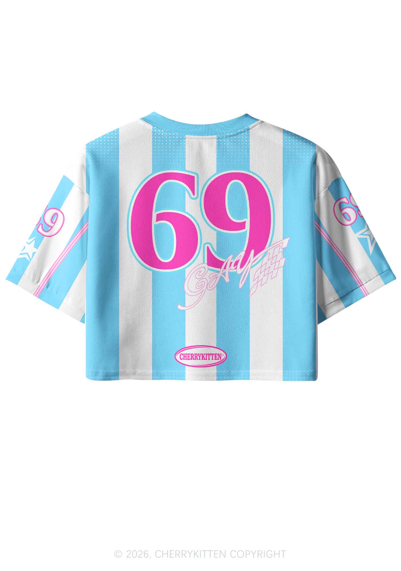 Im Literally Just Gay Pride Y2K Crop Sport Jersey Shirts Cherrykitten