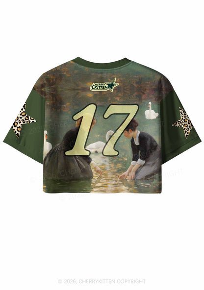 Literally Never Met A Man Pride Y2K Crop Sport Jersey Shirts Cherrykitten