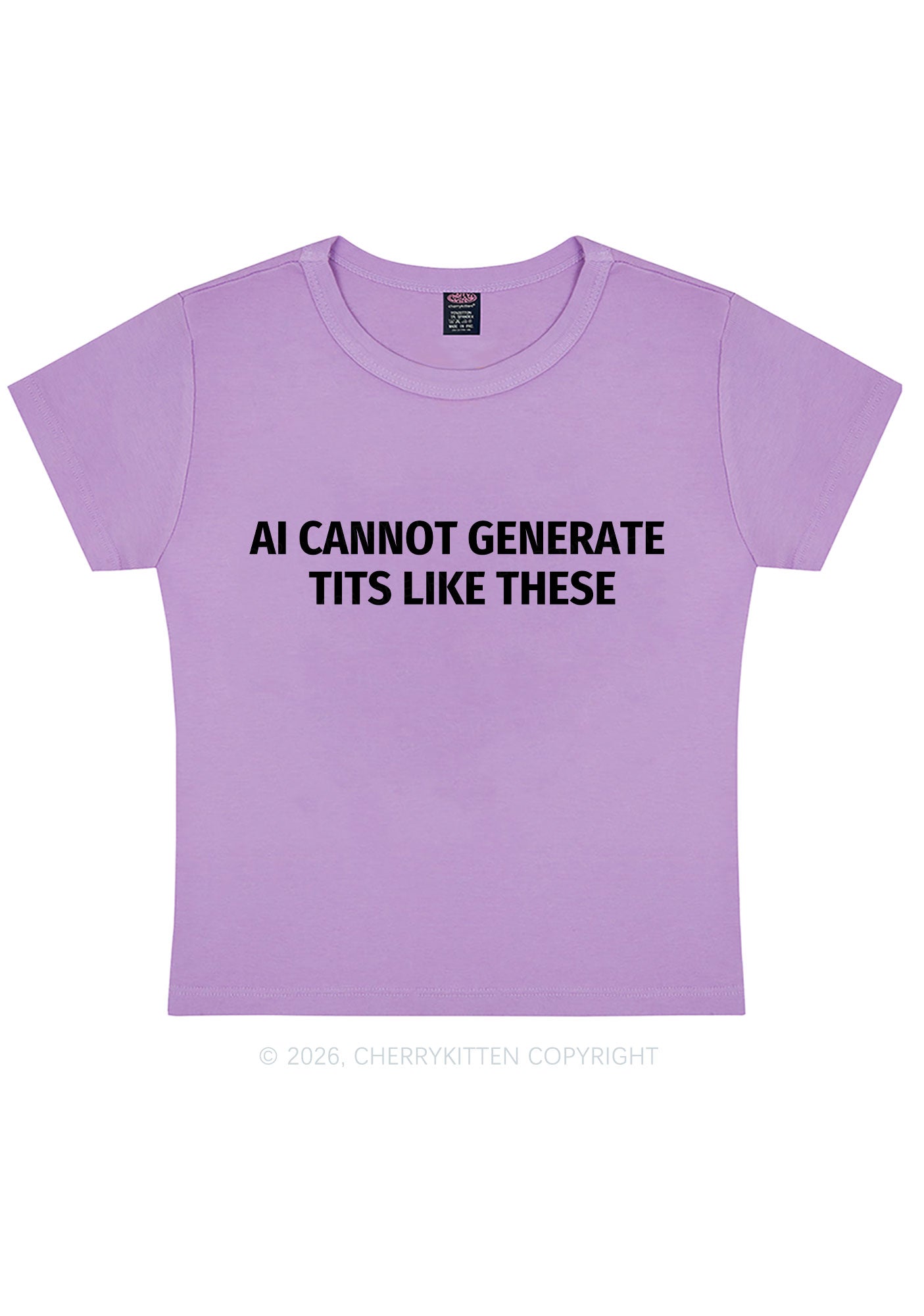 Ai Cannot Generate Txts Y2K Baby Tee Cherrykitten