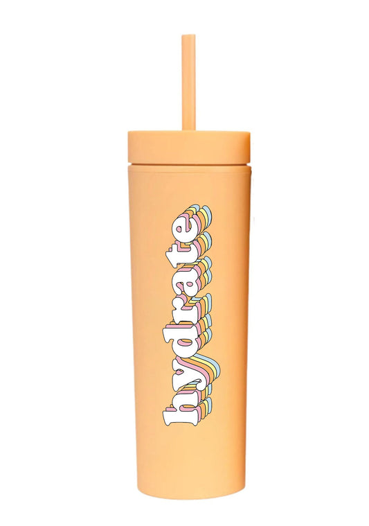 Hydrate Matte Skinny Tumbler