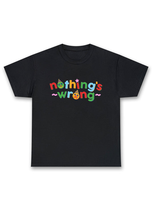 Nothing's Wrong Chunky Shirt