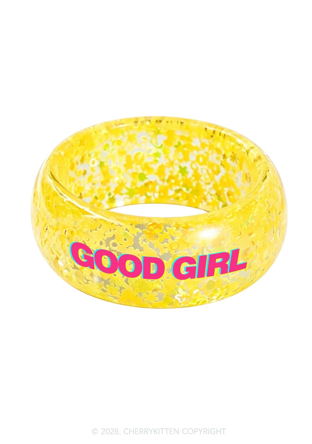 Good Girl Y2K Cuff Bangle Cherrykitten