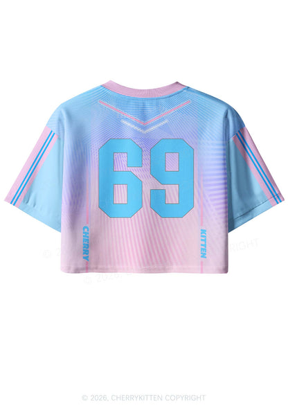 Protect The Dolls Pride Y2K Crop Sport Jersey Shirts Cherrykitten