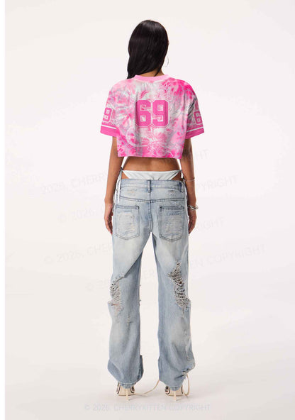 Dudes Just Taste Better Pride Y2K Crop Sport Jersey Shirts Cherrykitten