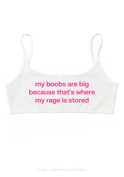 My Bxxbs Stored Rage Y2K Super Crop Cami Cherrykitten
