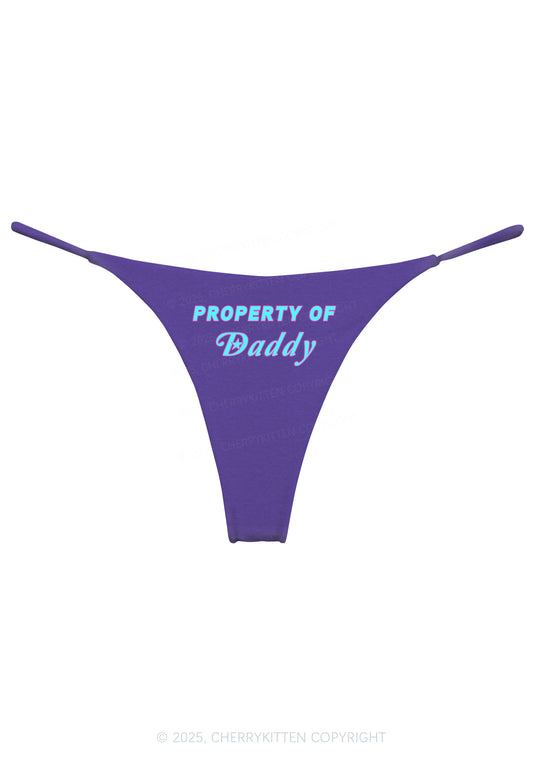 Property Of Daddy Y2K Bikini String Thong Cherrykitten