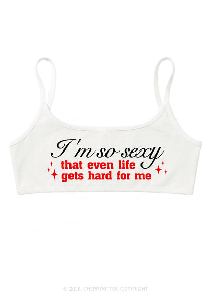 Im So Sexy Y2K Super Crop Cami Cherrykitten