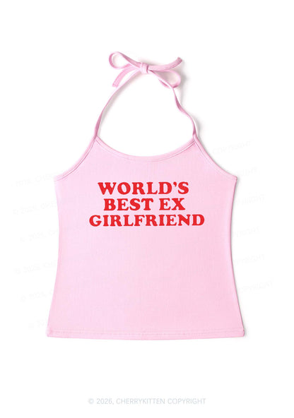 Best Ex Girlfriend Y2K Halter Neck Cami Cherrykitten
