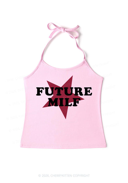 Future Mxxf Y2K Halter Neck Cami Cherrykitten