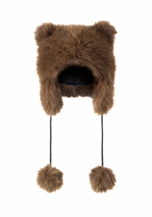 Faux Fur Y2K Plush Hat Cherrykitten