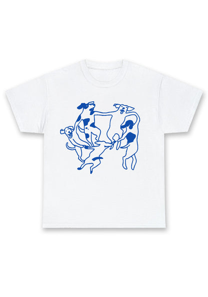 Dancing Dogs Chunky Shirt