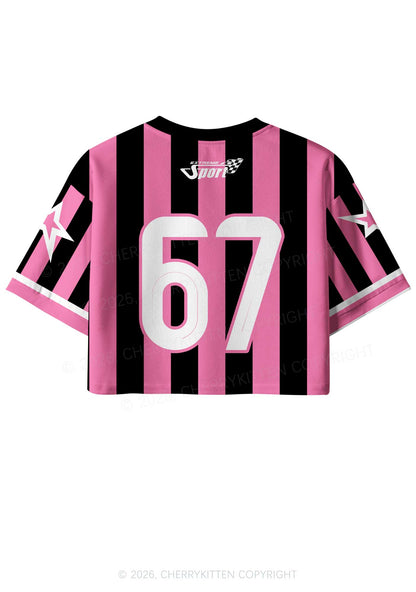 But Daddy I Love Her Pride Y2K Crop Sport Jersey Shirts Cherrykitten