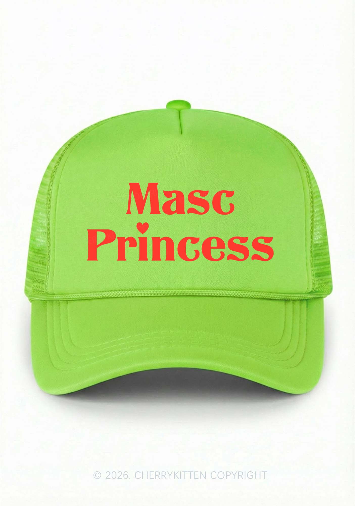 Masc Princess Pride Y2K Trucker Hat Cherrykitten