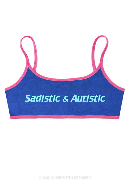 Sadistic Autistic Y2K Super Crop Cami Cherrykitten