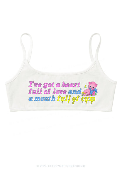 Heart Full Of Love Y2K Super Crop Cami Cherrykitten