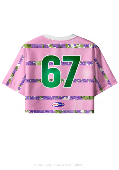 I Love It When Women Pride Y2K Crop Sport Jersey Shirts Cherrykitten