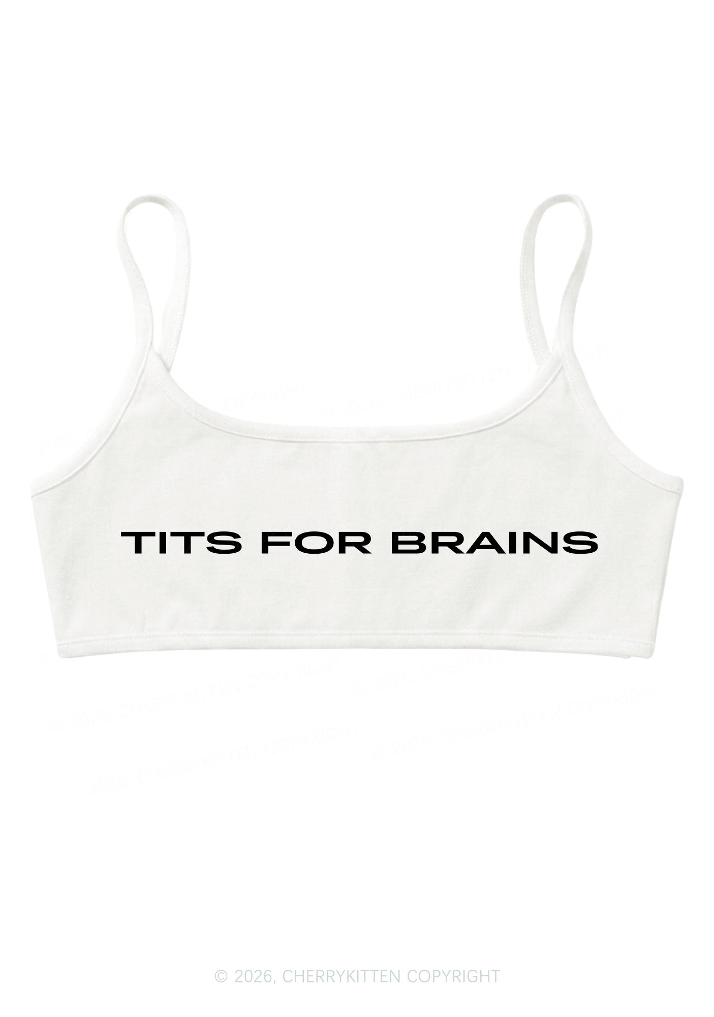 Txts For Brains Y2K Super Crop Cami Cherrykitten