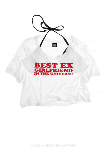 Universe Best Ex Girlfriend Y2K Sheer Crop Tee Cherrykitten