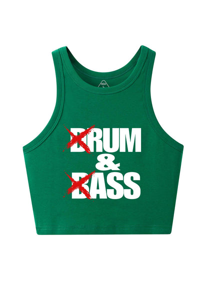 DnB Graffiti Y2K Crop Tank Top Cherrykitten