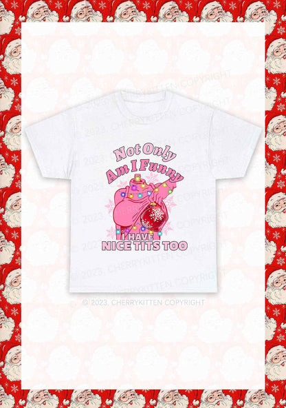 I Have Nice Dots Too Christmas Y2K Chunky Shirt Cherrykitten
