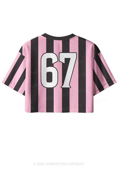 Gay Cousin Pride Y2K Crop Sport Jersey Shirts Cherrykitten