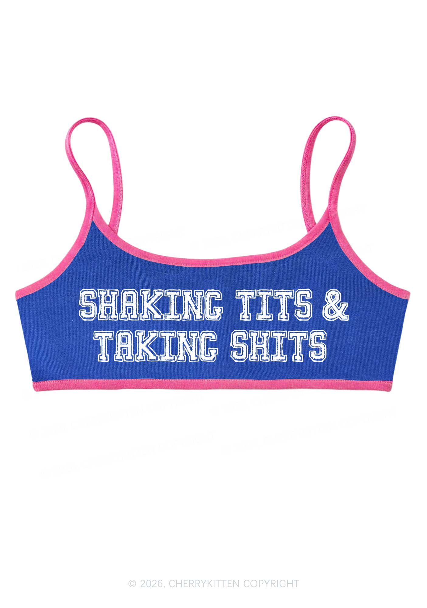 Shaking Txts Taking Shxts Y2K Super Crop Cami Cherrykitten