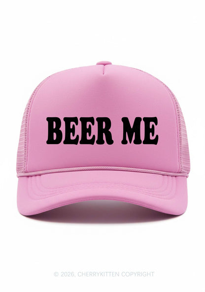 Beer Me Y2K Trucker Hat Cherrykitten