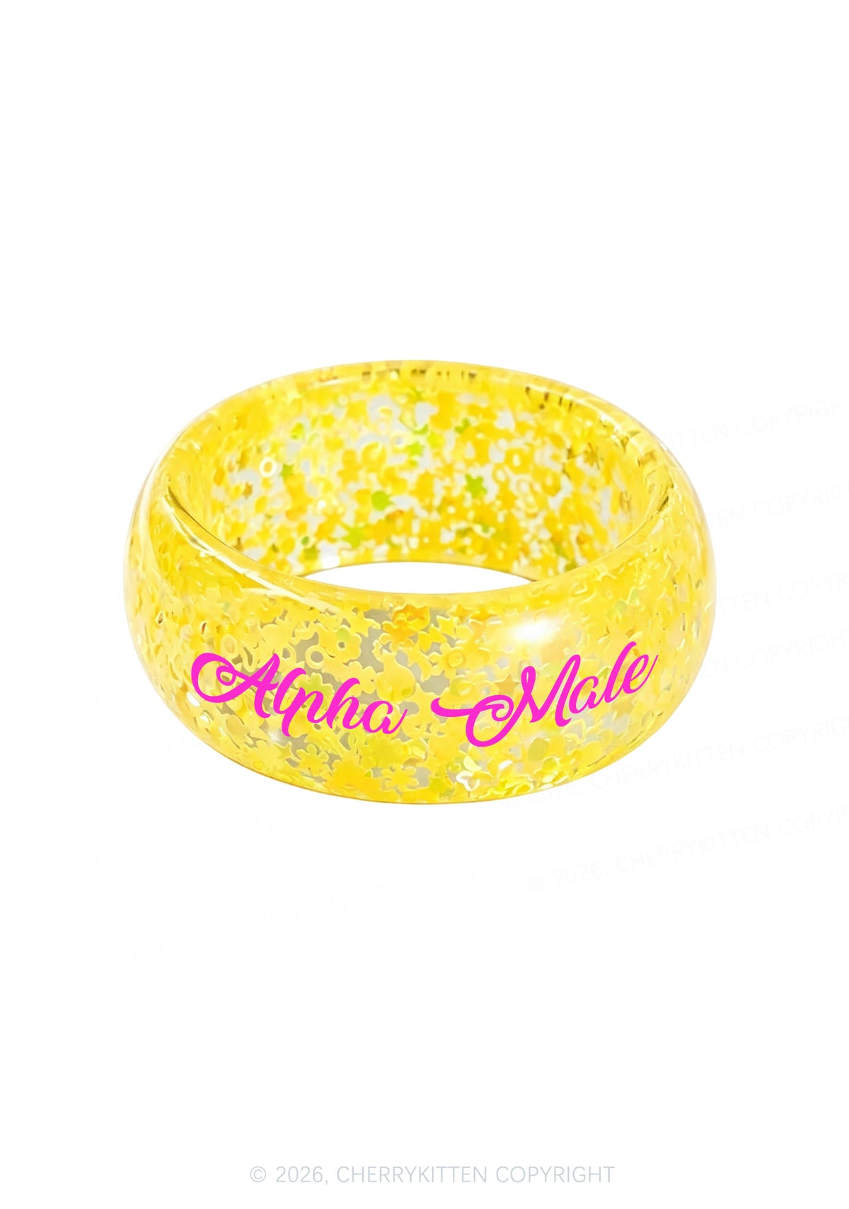 Alpha Male Y2K Cuff Bangle Cherrykitten