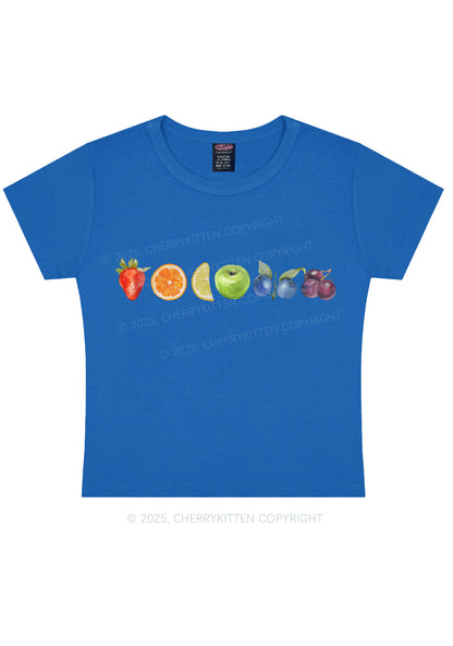 Six Fruity Y2K Baby Tee Cherrykitten