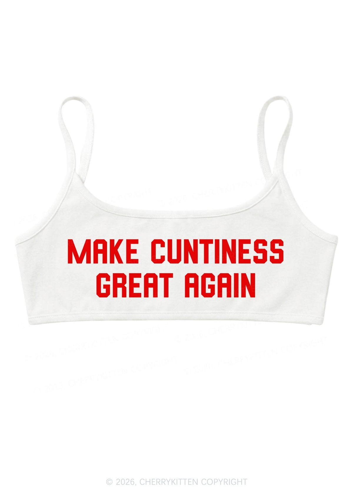 Cxxtiness Great Y2K Super Crop Cami Cherrykitten