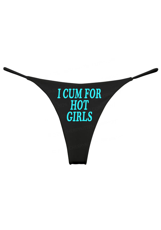 I Cxm For Hot Girls Pride Y2K Bikini String Thong Cherrykitten