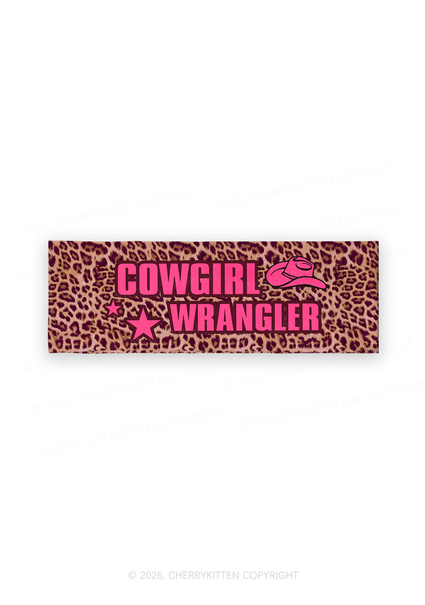 Cowgirl Wrangler Pride Y2K Print Headband Cherrykitten