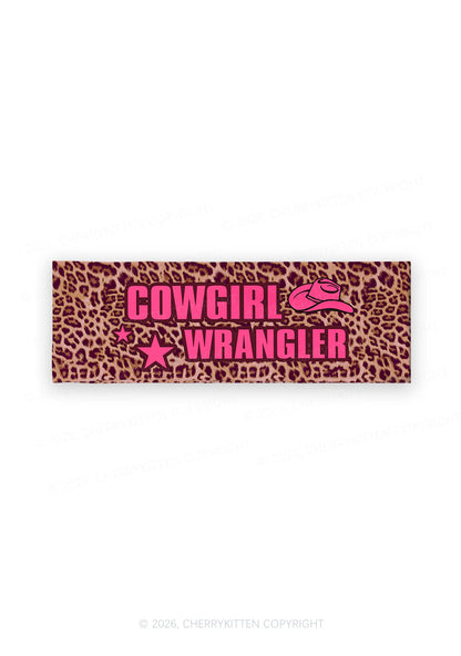 Cowgirl Wrangler Pride Y2K Print Headband Cherrykitten
