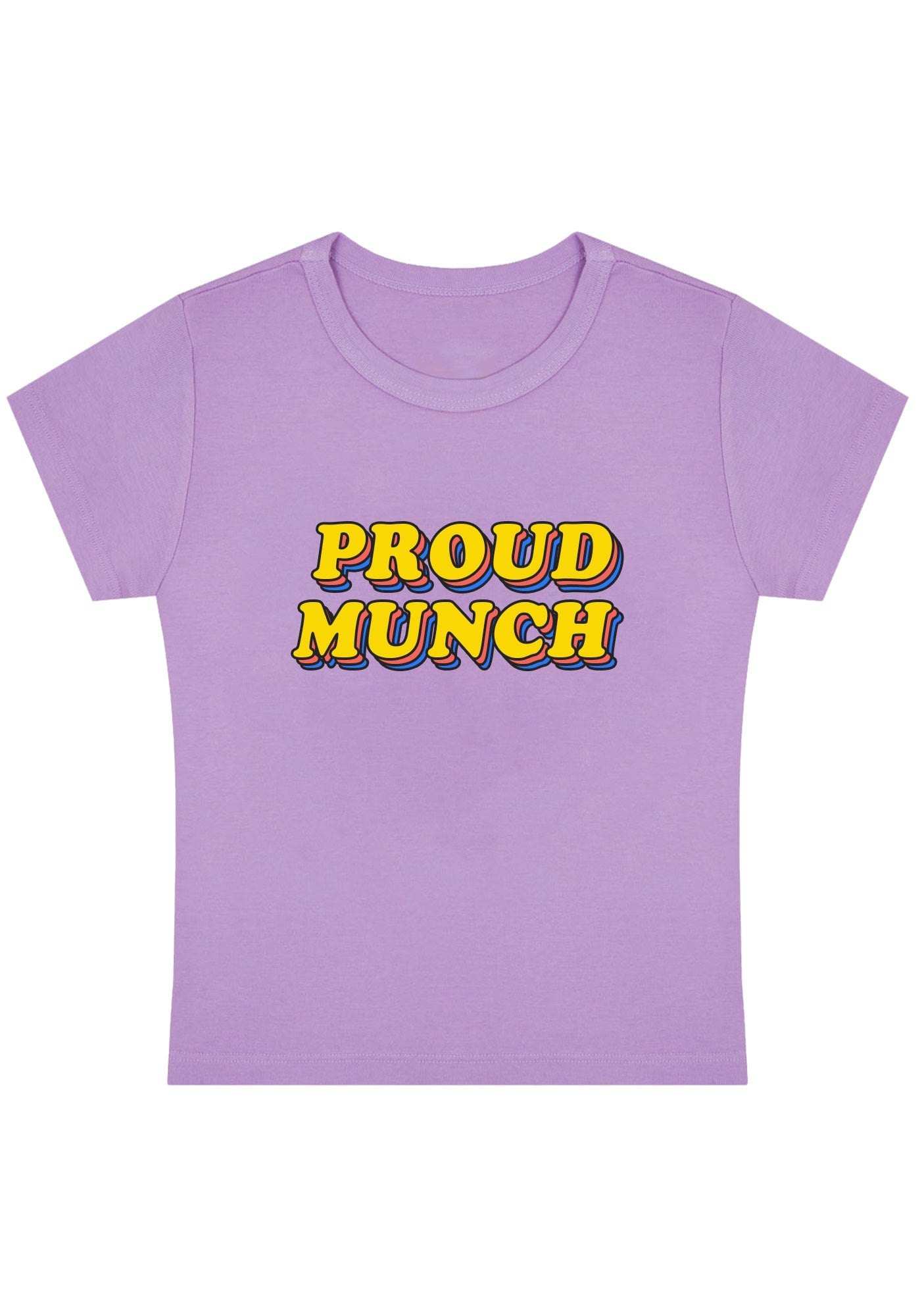 Curvy Proud Munch Baby Tee