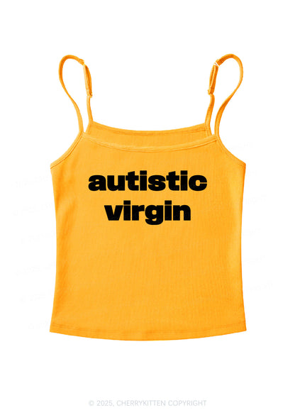 Autistic Virgin Y2K Spaghetti Strap Cami Cherrykitten