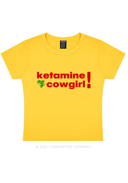 K Cowgirl Y2K Baby Tee Cherrykitten