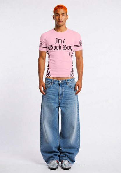 I Am A Good Boy Y2K Football Jersey Shirts Cherrykitten