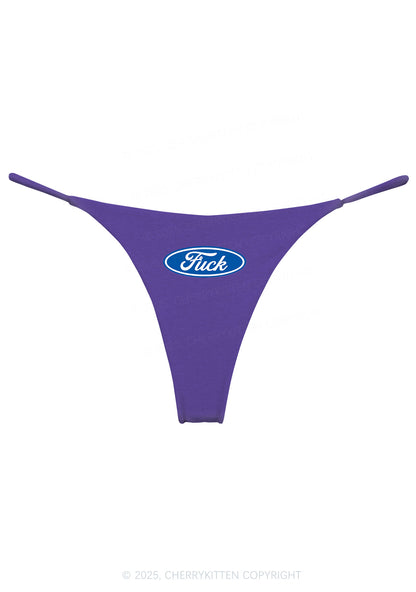 Oval Fxxk Y2K Bikini String Thong Cherrykitten